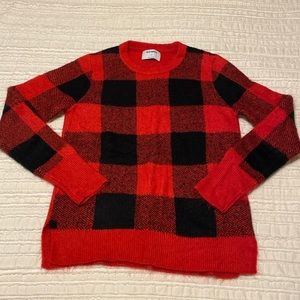 Old Navy Buffalo Plaid Christmas Sweater